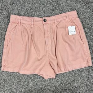 Free People Billie Chino Shorts Blush Pink Women Size 10